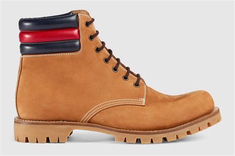 gucci timberland walking boot|gucci military boots.